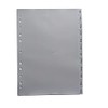 5 x A4 Index Jan-Dec 12 Pieces Universal Perforated Polypropylene