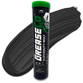 Molybdenum Grease | Extreme Super Duty Performance Calcium Sulfonate | Moly | 5th Wheel | Ball and Joint | Automotive | Single Cartridge for Grease Gun | NLGI 2 | SuperDuty Moly