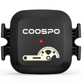 COOSPO Bicycle Speed Sensor and Cadence Sensor Bluetooth ANT+, Cadence Speed Sensor IP67 Waterproof Compatible with Bicycle Computer, Zwift, Rouvy, Kinomap and More