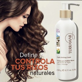 Terramar Crema Para Definir Rizos Moldea con Aceite de Coco y Marango by Terramar Brands