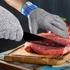 AmzFirst Cut Resistant Gloves Food Grade & Stainless Steel Mesh