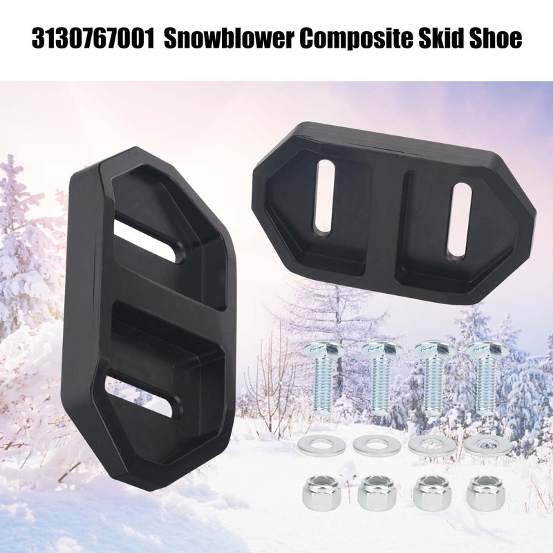 Haiouus AKS2400D Skid Shoes W/Hardware for EGO Power+ 24 inch