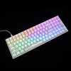 YMDK 120 Keys ABS ANSI ISO 1.5mm Blank Milk Fog