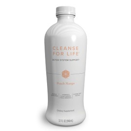 Isagenix Cleanse for Life - Detox System Support with Vitamins & Minerals - Support Healthy Metabolism with Antioxidant Supplement - Gluten & Soy Free Cleanse Drink - Peach Mango, 32 Oz