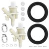 Bibabala Rv Water Valve Replacement, Kit for Pedal-Flush Toilets for