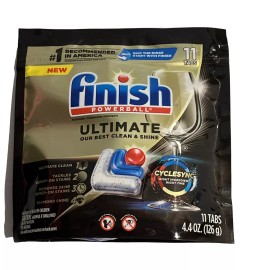 Finish Powerball Ultimate Automatic Dishwasher Detergent 11 Tabs 4.4 Oz