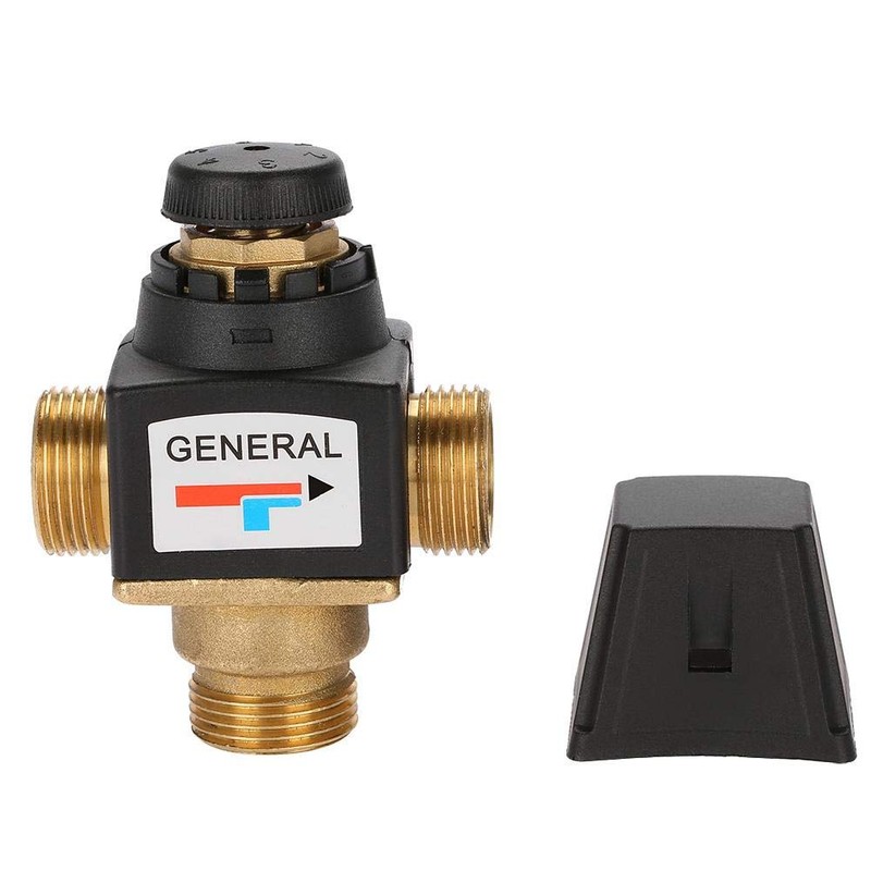 Thermostatic Mixing Valve, Brass Thermostatic Mixing Valve, with G3/4 Male