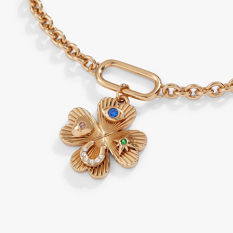 Alex and Ani Lucky Four Leaf Clover Adjustable Bracelet