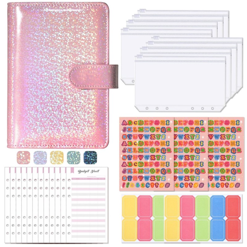 A6 PU Leather Budget Organiser Budget Planner Financial Planner Budget