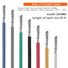 24awg Gauge Electrical Control Wire Flexible Silicon Wire 7 Colors