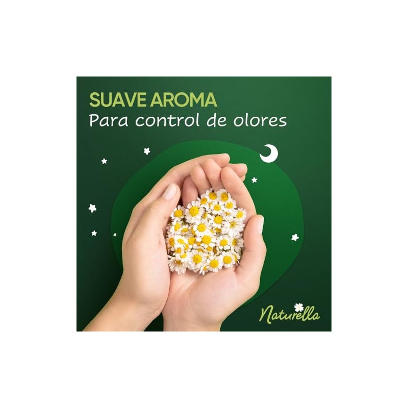 Naturella Nocturna, Toallas Femeninas, 32 Unidades, 8 Zonas de Absorción