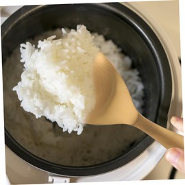 HEMOTON Multifunctional Stainless Steel Rice Spoon Non Stick Rice for Rice Cookers Sushi Rice and Microwave Use Kitchen Spatula and Meal Accessory