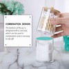 MKLZ 3 Pcs Qtip Holder and Cotton Round Pad Dispenser