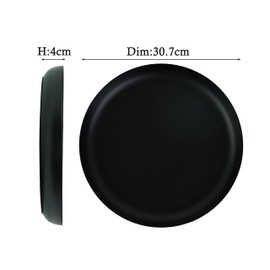 CeleBig Decorative bowl 12" Dia Parent (black)