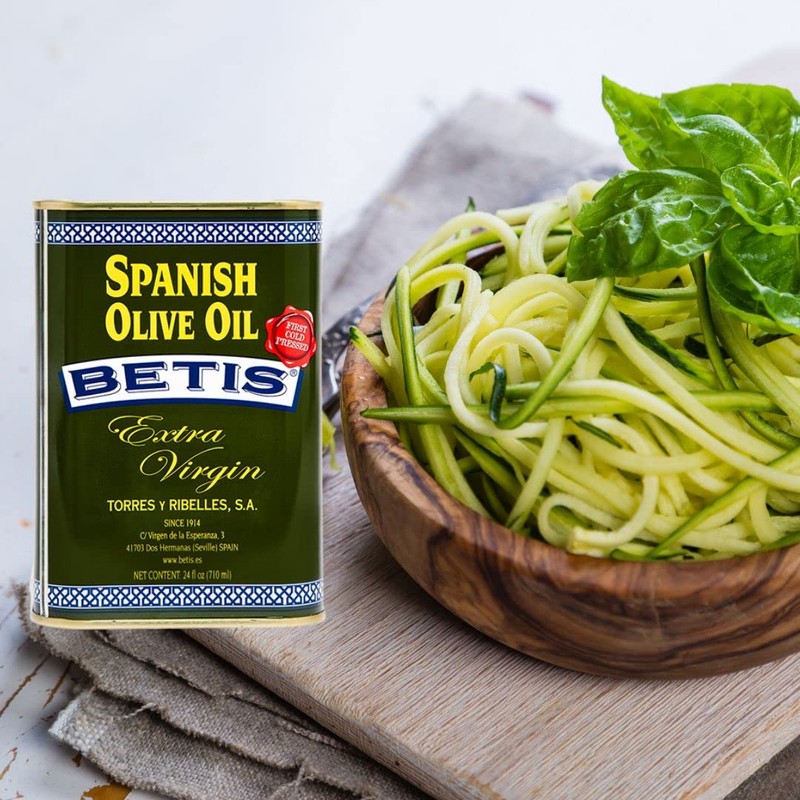 Betis Extra Virgin Olive Oil 24oz in Can, Organic Refined