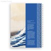 A5 Spiral Bound Journal Notebook Hokusai Japanese Artist, Great Wave
