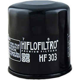 Hiflofiltro Filtro de Aceite Estándar de Alta Calidad HF303, Negro