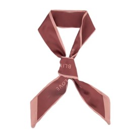 YSSZAM Brown Handbag Handle Wrap Silk Feeling Scarf Skinny Long Thin Ribbon Hair Band Women's Fashion Scarves