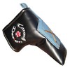 Denim Golf Putter Cover Pin Type Magnetic Blue