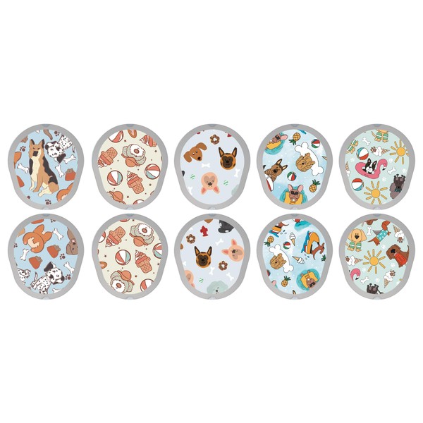 Glucomart Adhesive Transmitter Stickers for Dexcom G7 (10 Count) –