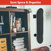 SINNNBLE Skateboard Wall Mount Rack, Wall Hanger Holder for Longboard,