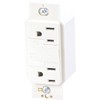 Eaton Surge Duplex 15A 125V Receptacle with Audible Alarm without
