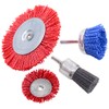 Swpeet 4Pcs Nylon Filament Abrasive Wire Brush Wheel & Cup