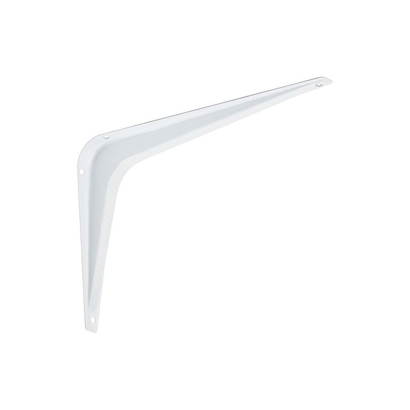 National Hardware N218-891 211BC Shelf Bracket in White,6" x 8"
