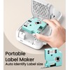 Vixic Label Maker Machine with Tape, Handheld Rechargeable Label Maker