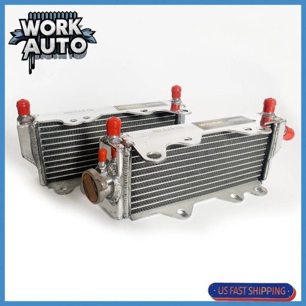 Work Auto Rad Right&Left Aluminum Radiator Fits 1992-1996 HONDA CR250R
