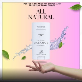 BALANCE All Natural Deodorant (Aloha Lavender) - for Women and Men