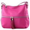 modamoda de T159 Women's Leather Shoulder Bag Medium Handmade in