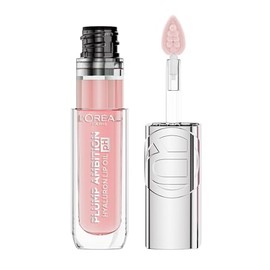 L'Oreal Paris Plump Ambition pH Hyaluron Aceite Labial, Tinte Labial que Cambia de Color con Hidratación de 24HR, Brillo Voluminizador y Color Durader
