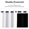 PONY DANCE 100% Blackout Curtains - Double-Layer Light Blocking, Thermal