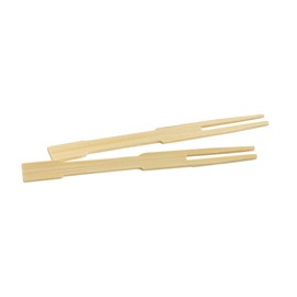 Helen’s Asian Kitchen Mini Bamboo Appetizer Cocktail Forks and Buffet Party Fruit Picks, 3.5-Inches, 72-Pieces