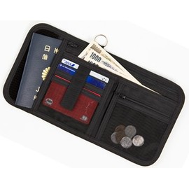 How to Walk the Earth Original SG Passport Wallet Black, Black