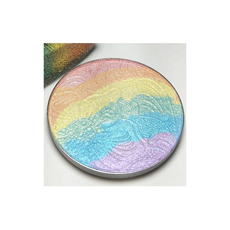 Miss Pouty Rainbow Prism Shimmer Highlighter Blusher Eyeshadow Shimmer Powder