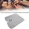 Hair Cut Cape Striped Polyester Waterproof Smooth Surface Neckline Adjustable