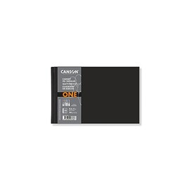 CANSON One Art Book Fine Grain 100gsm Sketchbook Hard Cover 8.5" x 5.5" White 196 Sheets
