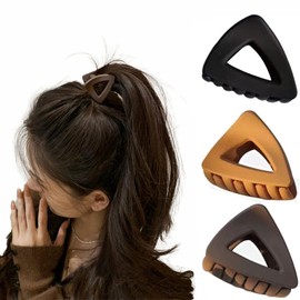 AUTAKI Hair Clip, Small, 3-Piece Hair Clip, Small, Medium, Simple, Women's, Hair Ornament, Hair Accessories, Adults, Cute, Korean Style, Lightweight, Strong, Clip, Stylish, Simple, Plain, Women's