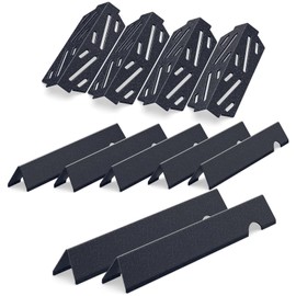 Grill Flavorizer Bars for Weber Genesis II E-410, S-410, LX E-440, S-440, Weber Genesis 2 66041, 66033, 66796, Heat Deflectors BBQ Gas Grill Replacement Parts, 17” Porcelain Steel Flavor Bars