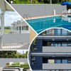 COOL AREA Balcony Privacy Screen, HDPE UV Protection, Slightly Transparent,
