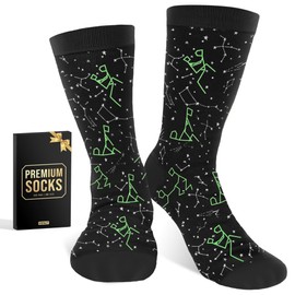 VICRAZY VICRAZY Fun Socks For Men, Novelty Boyfriend Socks - Funny Valentines Gifts For Him, Boyfriend Birthday Gift Ideas, Couple Gifts For Men, Husband - Stocking Stuffers, Christmas Gifts