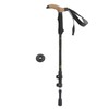 3 Section Retractable Hiking Stick Aluminum Alloy Mountaineering Balance Pole