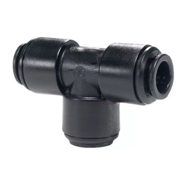 John Guest Speedfit (RWC) Black Acetal 22mm Push Fit Equal Tee. to Be Used with 22mm OD LLDPE Tubing