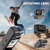 RQG 1080P HD Body Camera, 180° Rotating Lens Mini Body