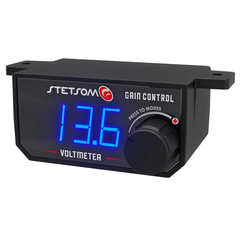 Stetsom 4in1 - Universal Bass Knob with Voltmeter, Gain Control