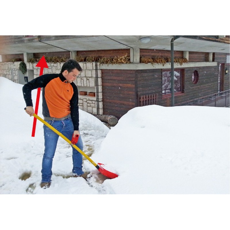 Metex MOEPGYL Ergo Power Grip Yellow Snow Shoveling Farm Work