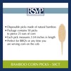 RSVP International Corn On The Cob Holders/Appetizer Picks Set Protect