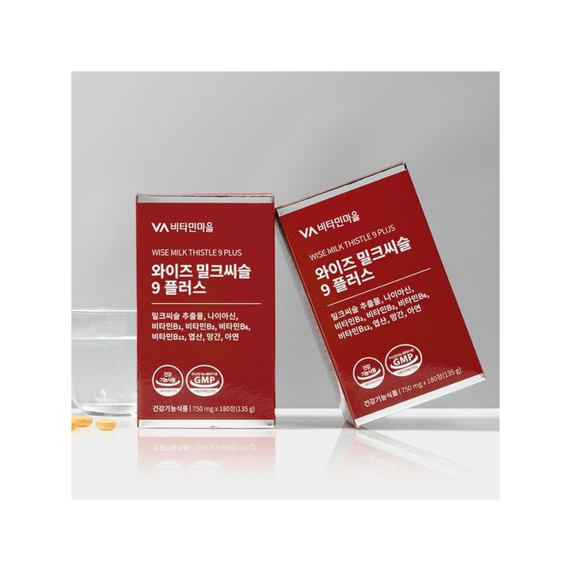 9중복합기능성 밀크씨슬 9 플러스 180정 X 1병 6개월분 9-in-1 Functional